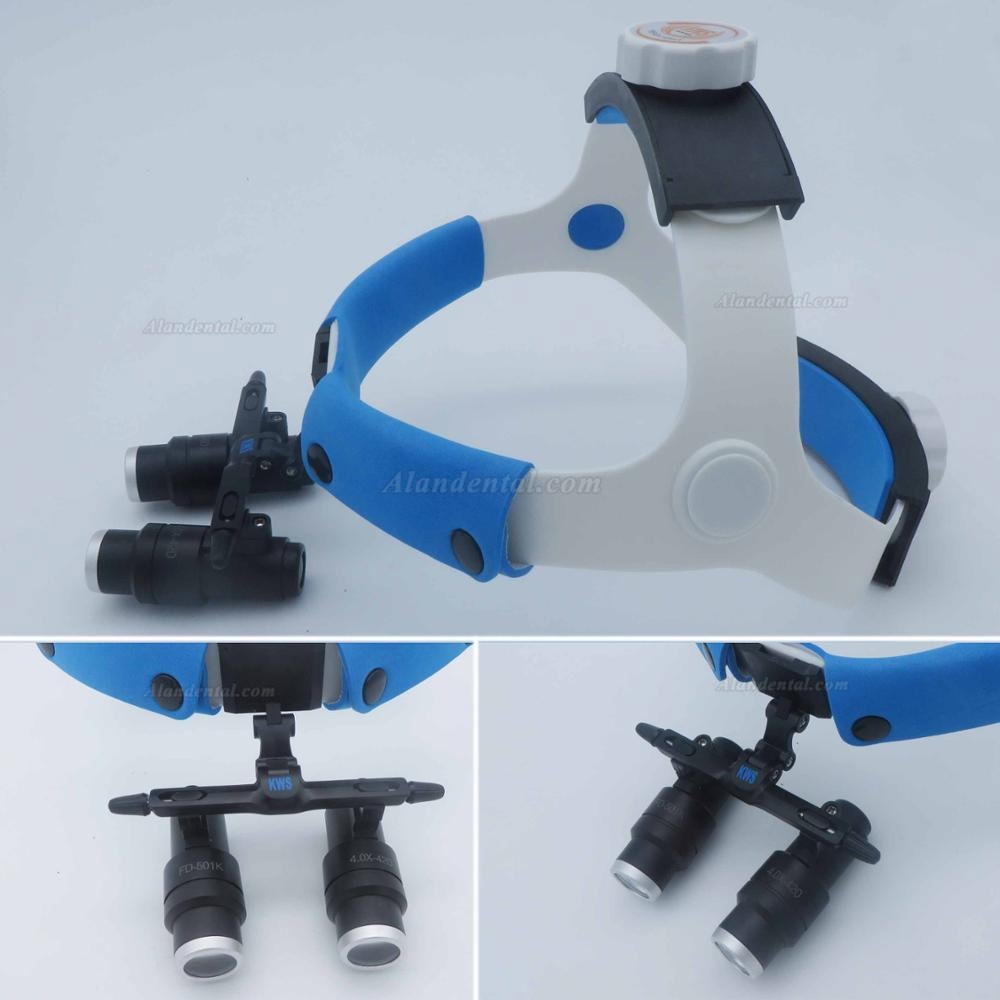 KWS FD-501K-1 Dental Medical Binocular Loupes Magnifying Glasses Maginifier(Head Wearing Stlye)